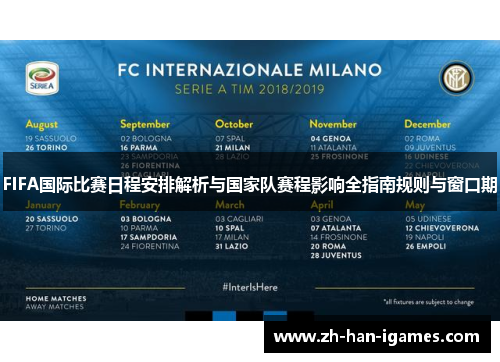 FIFA国际比赛日程安排解析与国家队赛程影响全指南规则与窗口期